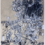 1982-Michail Bulgakov-Mistr a Markétka-lavírovaná kresba-55x41-02